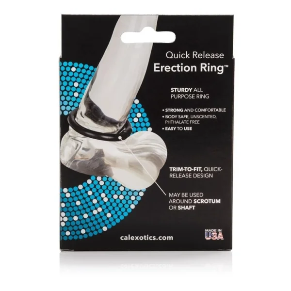 Quick release erection ring
