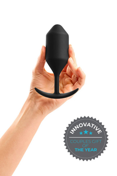 B-Vibe Weighted Silicone 5.2" Snug Butt Plug 4 (257g)