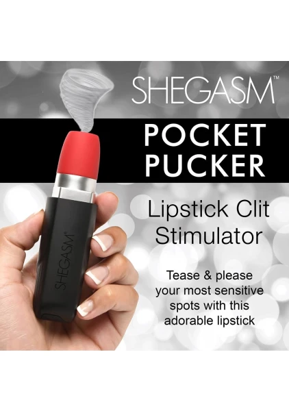 Shegasm Pocket Pucker Lipstick Clit Stimulator — image 13 of 20