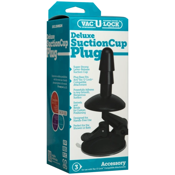 Doc Johnson Vac-U-Lock Deluxe Suction Cup Plug Accessory