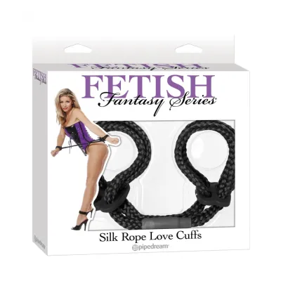 Pipedream Products Fetish Fantasy Silk Rope Love Cuffs