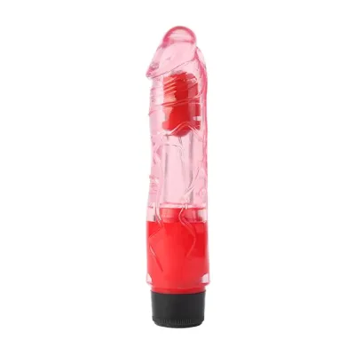 8 1 Inch Inlaid Vibrator Red 8 1 Inch