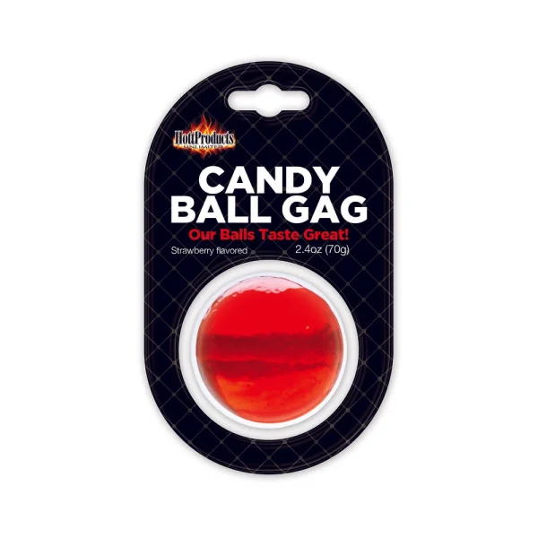 Candy Ball Gag (Strawberry)