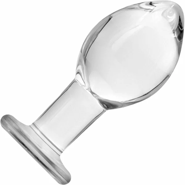 Crystal Premium Glass Large Butt Plug