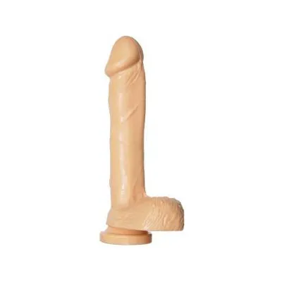 8 Inches Dildo Balls Beige