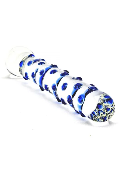 Spectrum Nubby Textured Glass Dildo