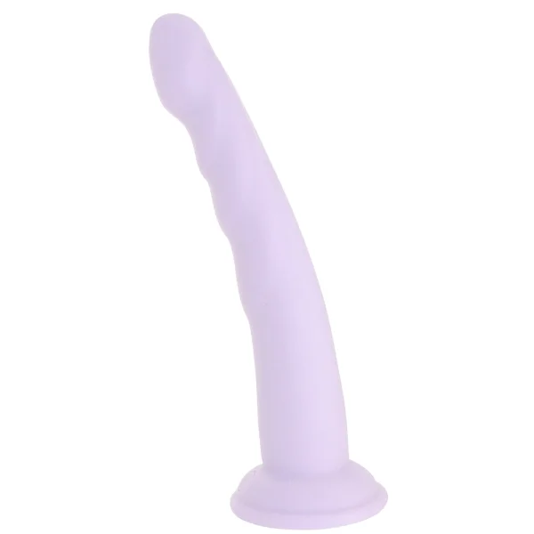 Dillio Platinum Slim Seven Silicone 7" Suction Cup Dildo - Lavender