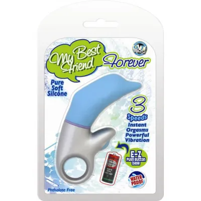 Best Friend Forever Blue Dolphin Waterproof Silicone Vibe