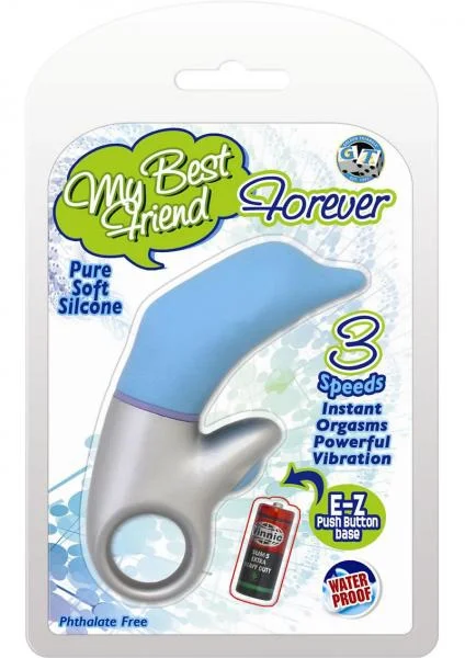 Best Friend Forever Blue Dolphin Waterproof Silicone Vibe — image 4 of 4