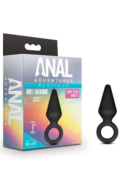 Blush Anal Adventures Small 3" Loop Handled Butt Plug