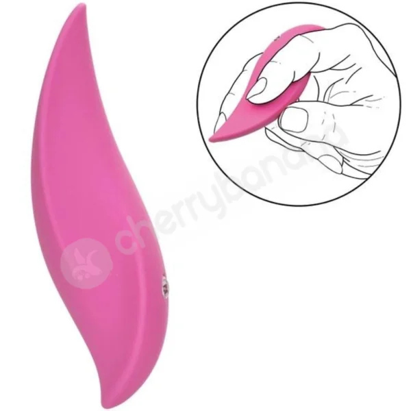 LuvMor Foreplay Contoured Ultra-Plush Silicone Vibe With Zircon Gem