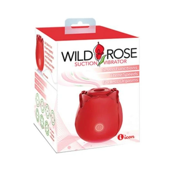 : Wild Rose The Classic Suction Vibrator Red