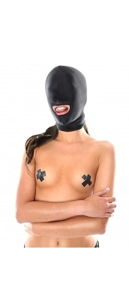 Fetish Fantasy Spandex Open Mouth Hood