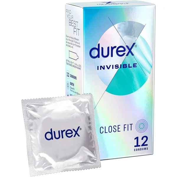 Durex Invisible Extra Sensitive Condoms (12 Pack)