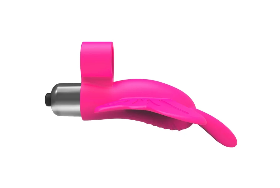 The 9's Flirt Finger Butterfly Finger Vibrator Pink