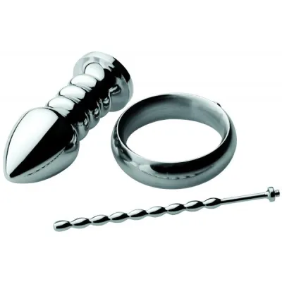 Zeus Deluxe Voltaic For Him Stainless Steel Male E Stim Kit