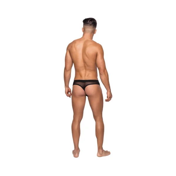 Male Power Hoser Hose Thong Black Lx — image 6 of 6
