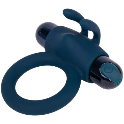Bondara Buck Blue Silicone 10 Function Rabbit Cock Ring