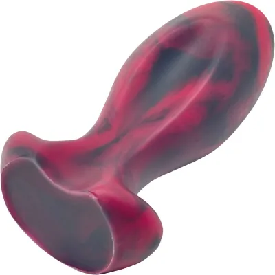 Topped Toys CHUTE 75 DP Silicone Butt Plug Forge Red
