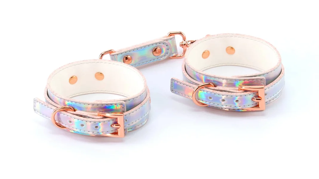 Cosmo Bondage Wrist Cuffs Rainbow