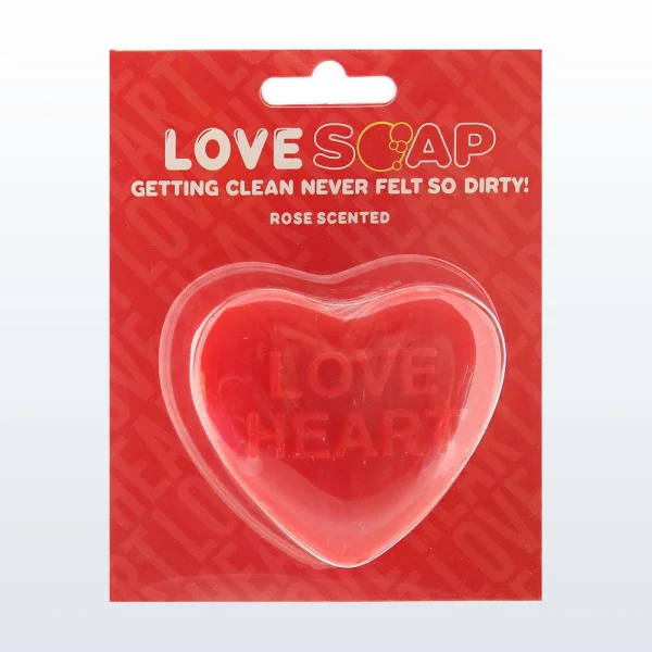 Love Heart Rose Scented Soap Bar