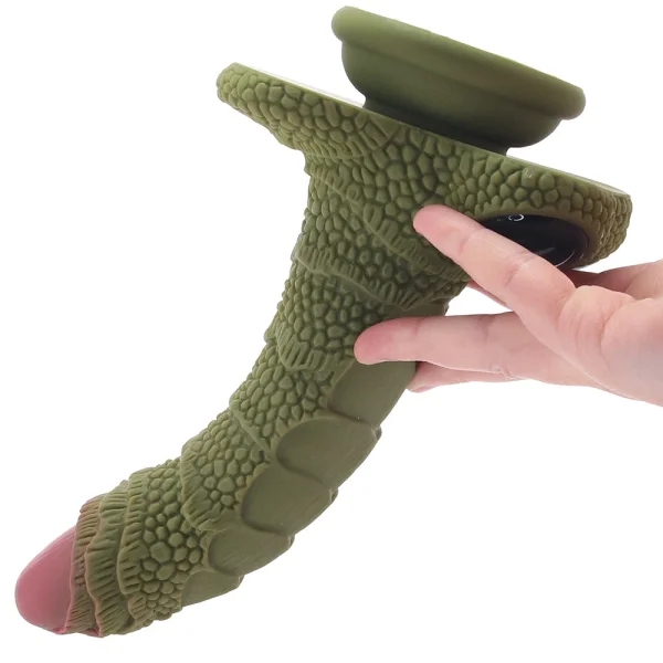 Creature Cocks - Swamp Monster Green Scaly Dildo