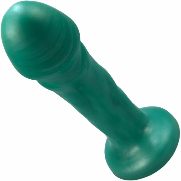 Splendid Dual-Density Silicone Dildo By Uberrime - Small, Pearl Aqua