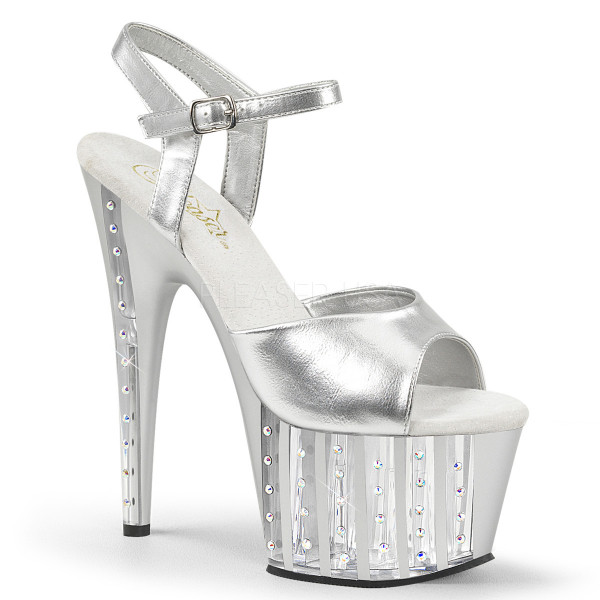 7 inches Heel, 2 3/4 inches RS Lined PF Ankle Strap Sandal — image 21 of 24