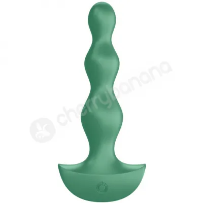 Satisfyer Lolli Plug 2 Green 5 6 Silicone Vibrating Anal Beads