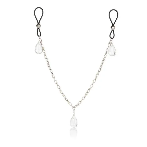Nipple Play Non Piercing Nipple Chain Crystal