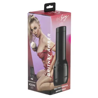 Feel Britney Amber By Kiiroo Stars Collection Stroker Black