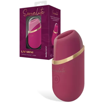 Bodywand Liv Mini Pocket Licker 3 3 Clitoral Stimulator with Tongue