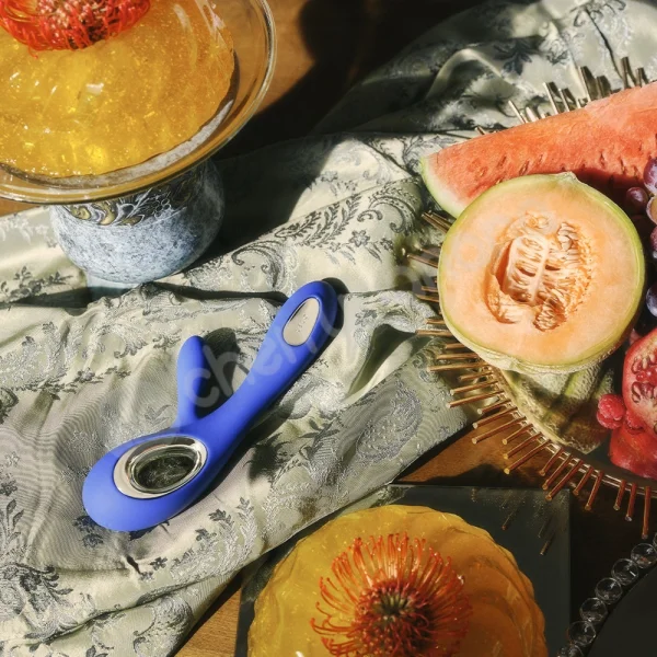 Lelo Soraya Wave Midnight Blue 8 Function Luxury Rabbit Vibrator