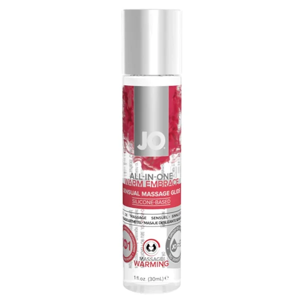 System Jo All-in-One Warming Massage Silicone-Based Lube | 1oz