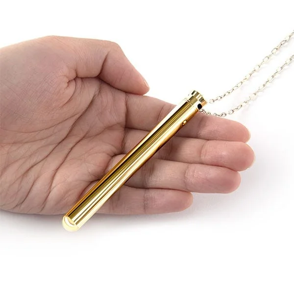 Le Wand Chrome Vibrator Pendant Necklace