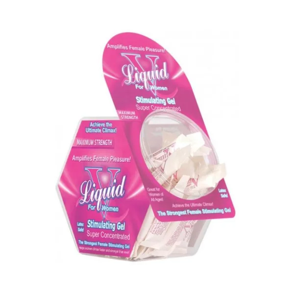 Liquid V Female Stimulant Gel Pillow Bowl Of 50