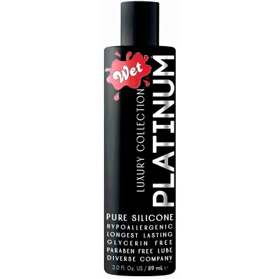 Wet Platinum Luxury Silicone Lubricant 3 Fl Oz