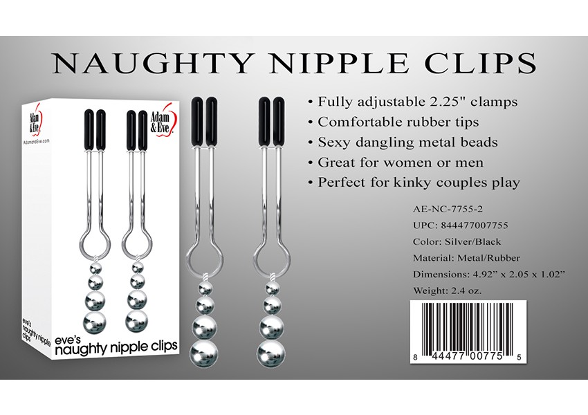 Adam & Eve - Eve's Naughty Nipple Clips
