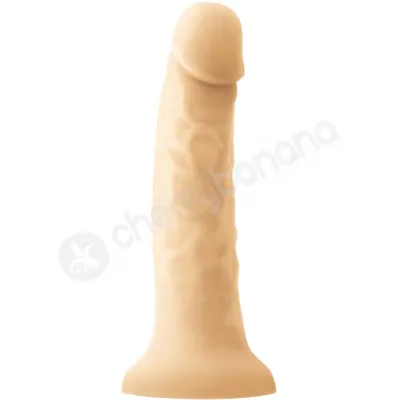 Colours Pleasures 7 White Vibrating Silicone Dildo
