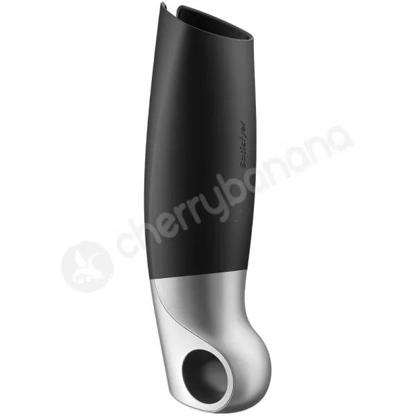 Satisfyer Power Masturbator Flexible Vibrating Penis Stroker With App Control