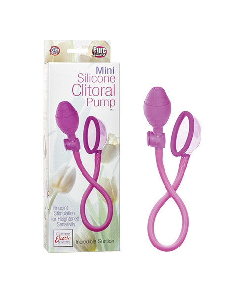 Mini Silicone Clitoral Pump (Purple)