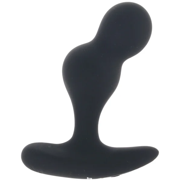 COLT Dual Power Probe Rechargeable Waterproof Silicone Anal Vibrator - Black
