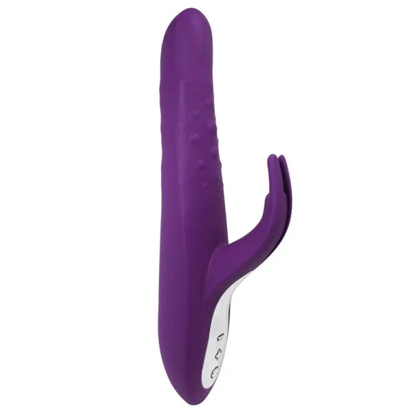 OVO J3 Rotating Beaded Rabbit Vibrator (Purple)