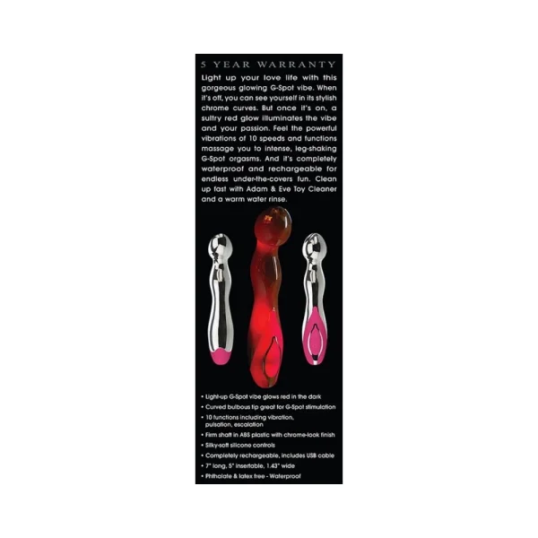 A&e Luminous G Spot Rechargeable Vibe — image 4 of 7