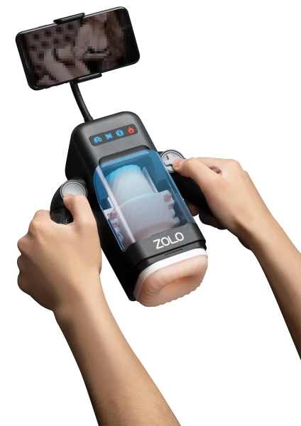 Zolo Blowstation Masturbator with Phone Mount