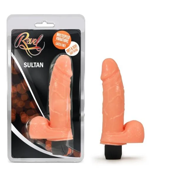 Sultan Vibrating Dildo Beige