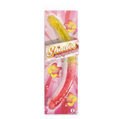 Shades 17 Inch Double Dong Pink and Yellow