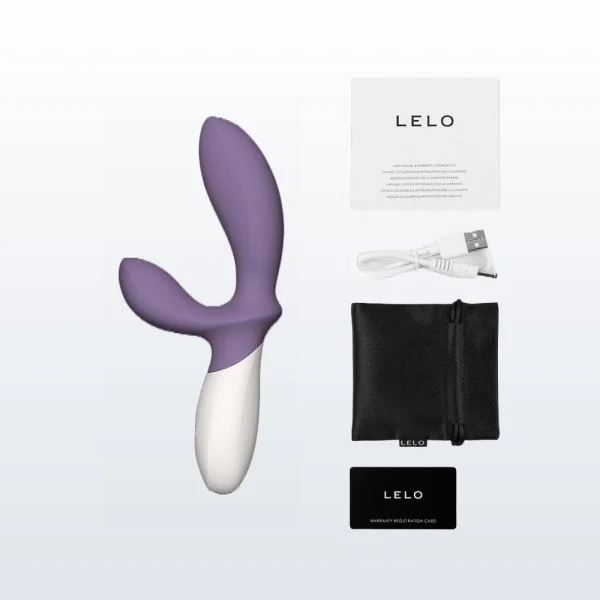 LELO LOKI WAVE 2 Rechargeable Waterproof Prostate Massager - Violet Dust