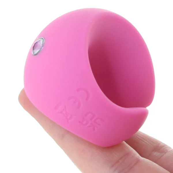 LuvMor O's Rechargeable Silicone Waterproof Clitoral Finger Vibrator By CalExotics