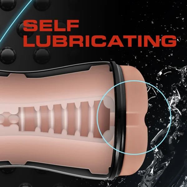 Loverboy The Cowboy Self Lubricating Anal Penis Stroker By Blush - Vanilla